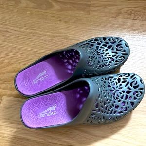 Durable and high quality, but a little whimsical. Think jelly shoes for adults!